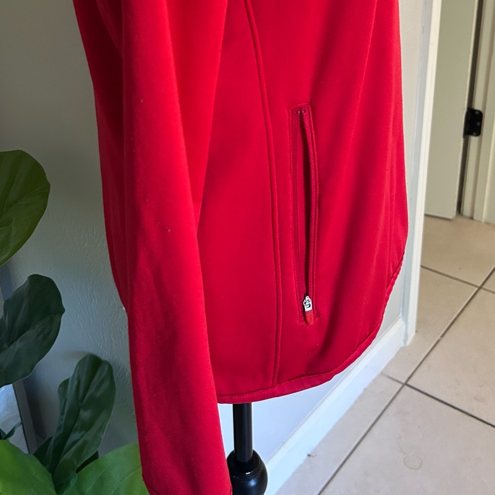 Nike Red Half-Zip Athletic Pullover - image 5